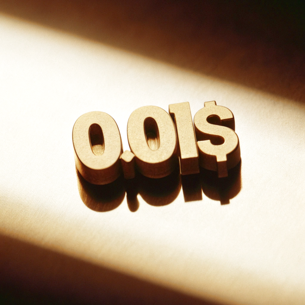 In gold (XAU/USD) one pip equals one cent